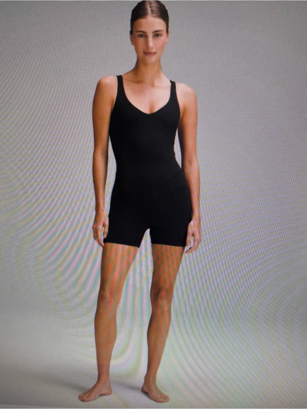 Lululemon Black Align 6” Bodysuit